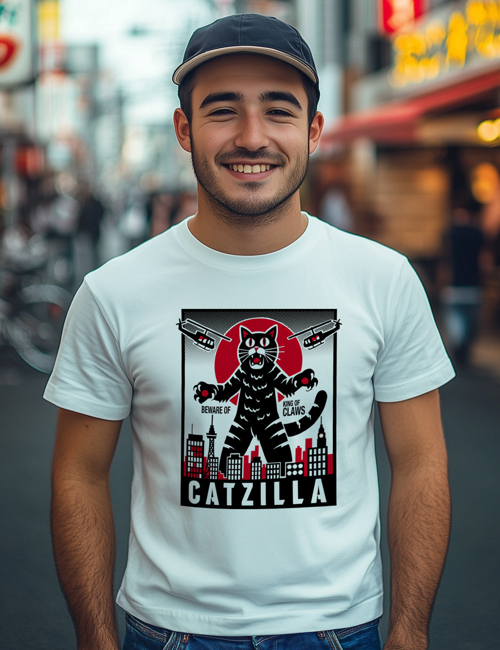 Camiseta Catzilla. L 138
