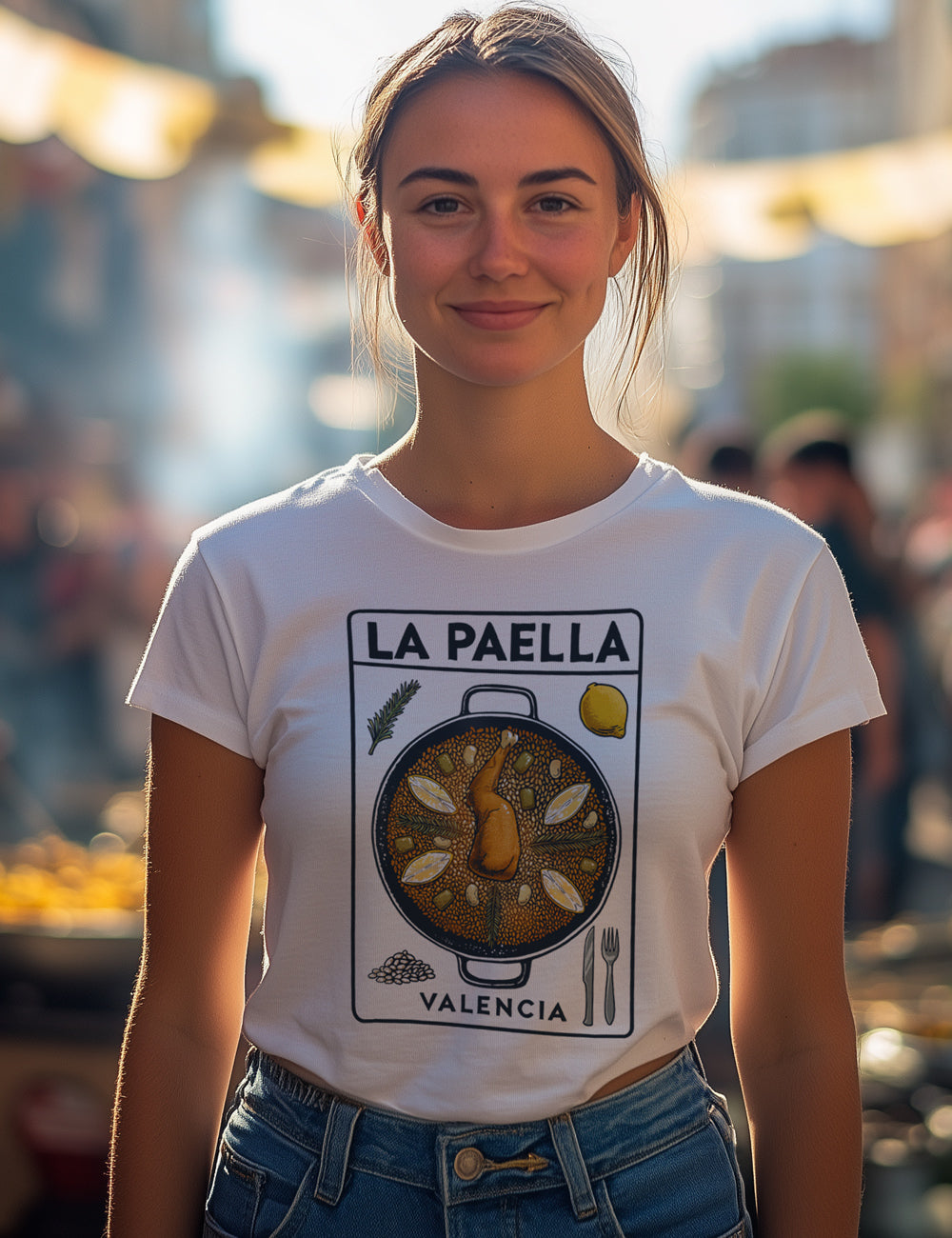 Camiseta Paella Valenciana. L 80