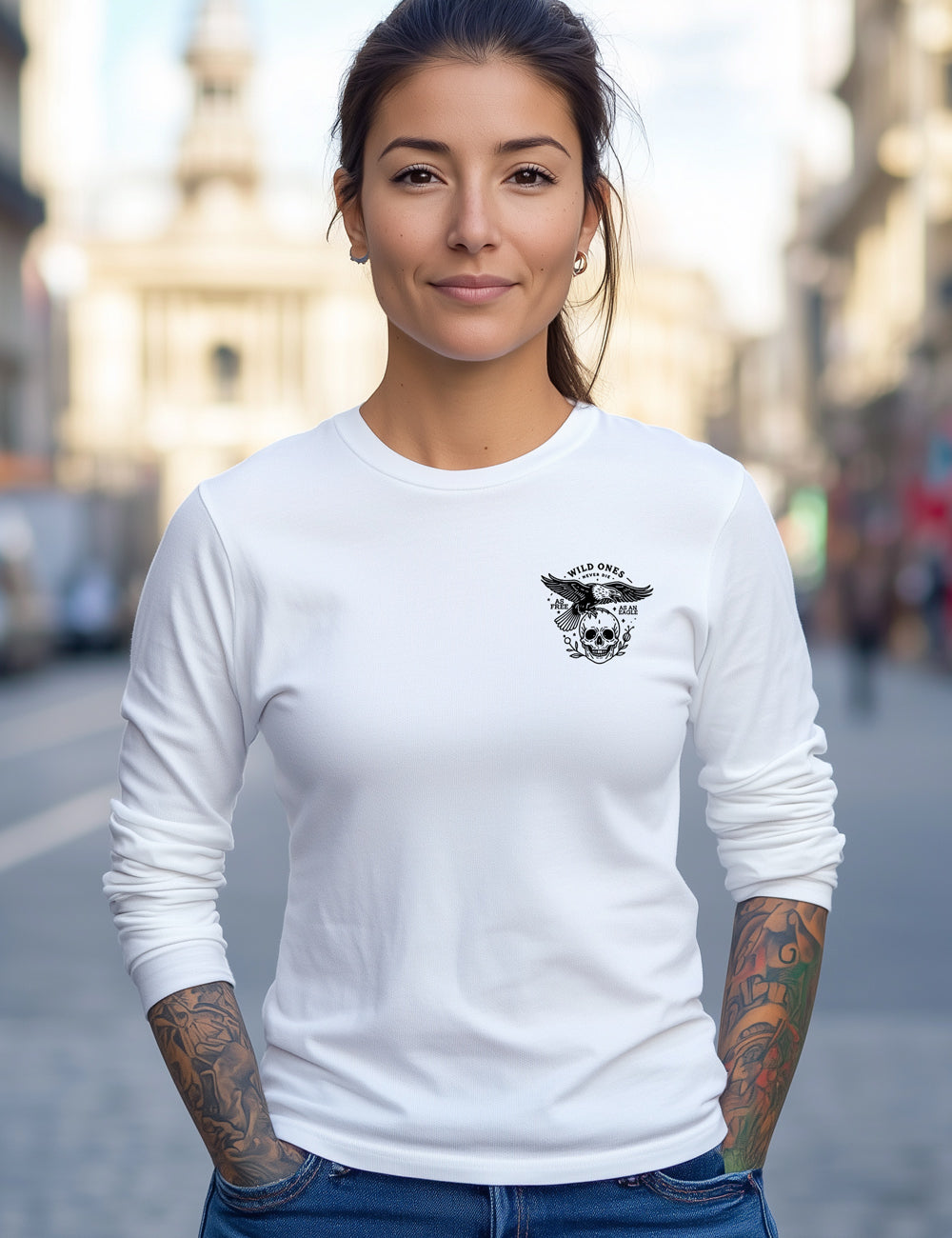 Camiseta manga larga. Wild Ones. L 180