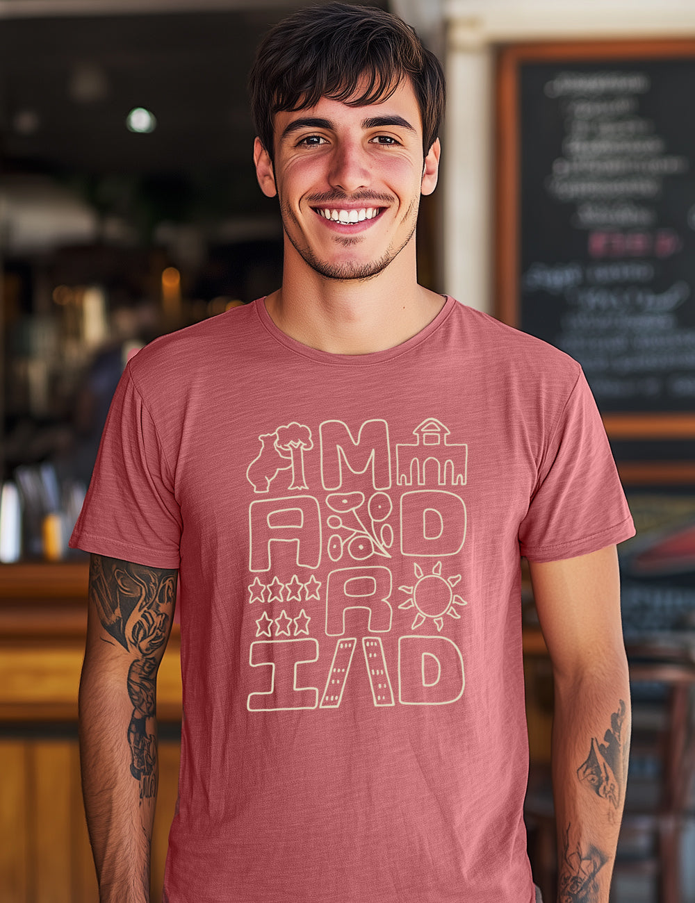 Camiseta Lettering Madrid Turismo. L 156