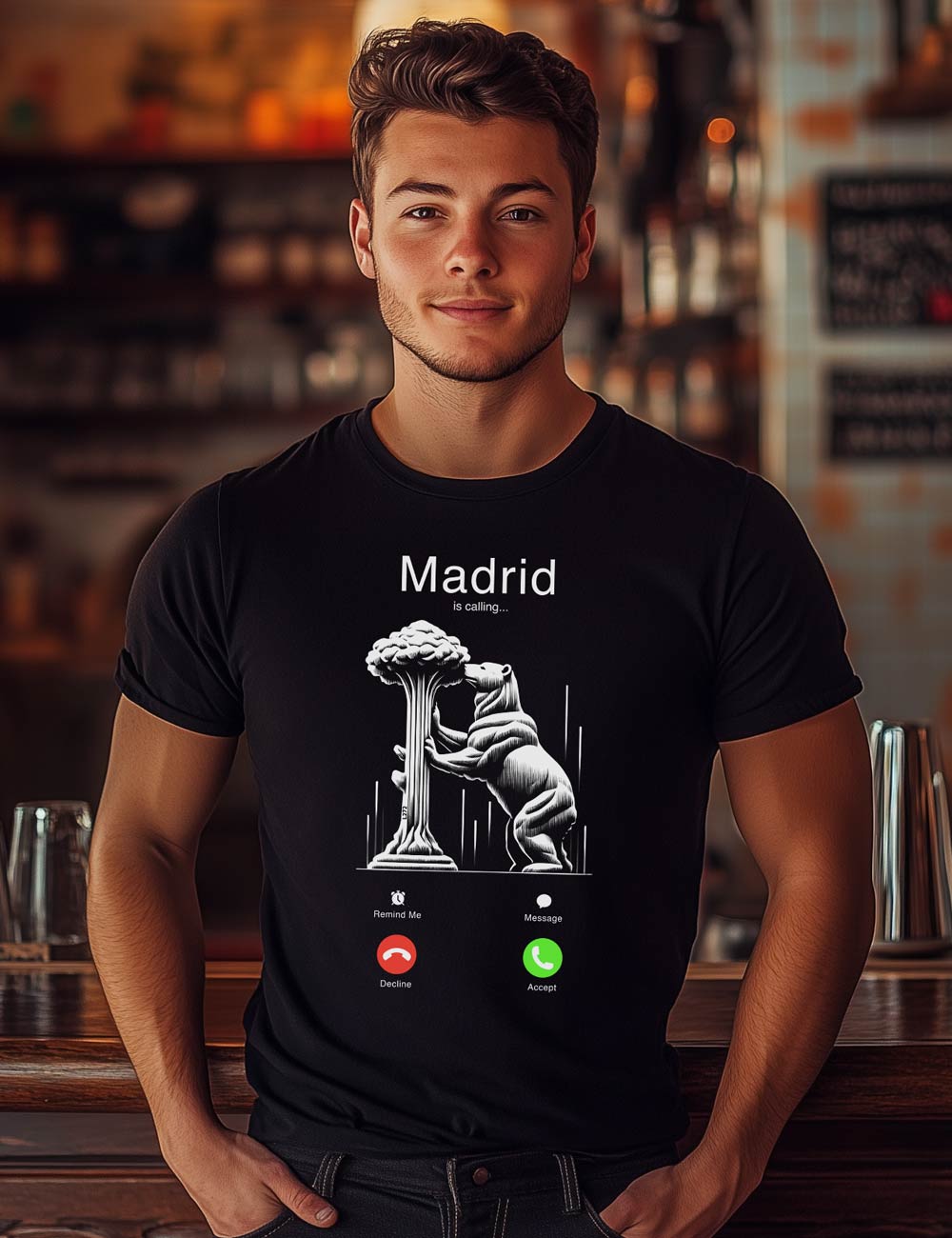 Camiseta Madrid is calling... L 272