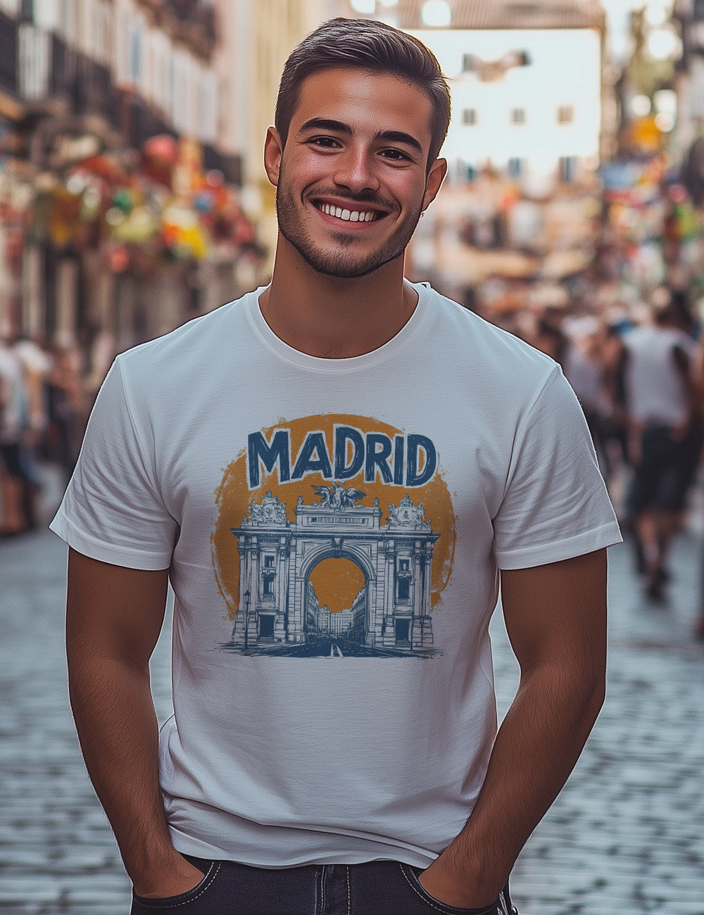 Camiseta Puerta Alcala Madrid. L 276