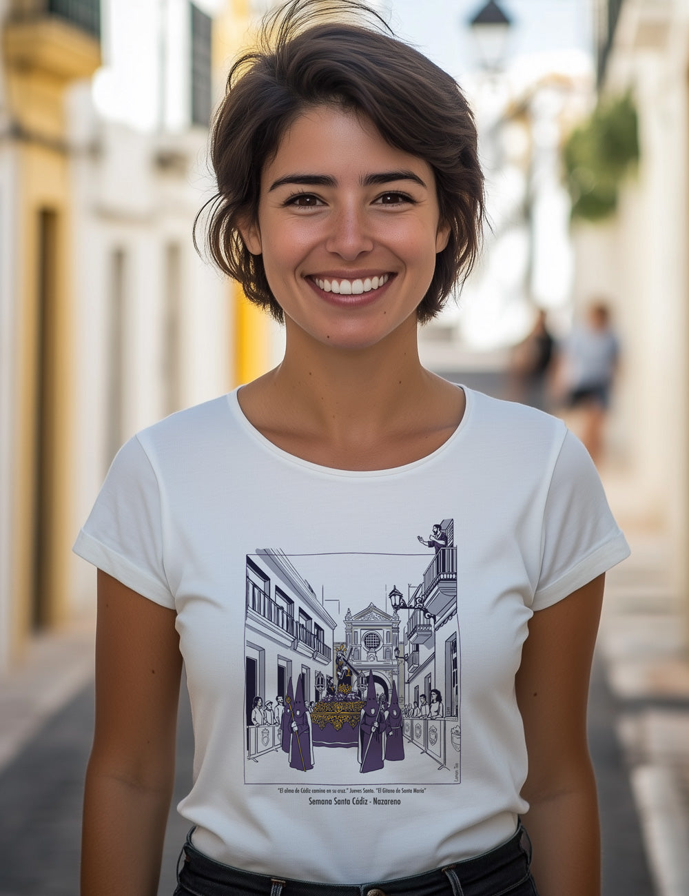 Camiseta El Nazareno. Semana Santa de Cádiz. L 349