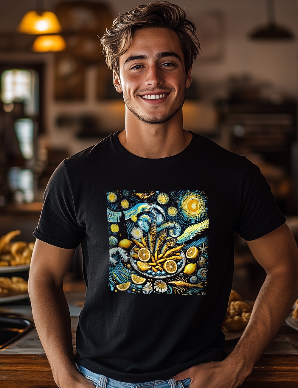 Camiseta Pescaito frito. L 263