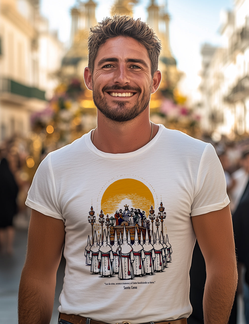 Camiseta Santa Cena. Cádiz. L 369