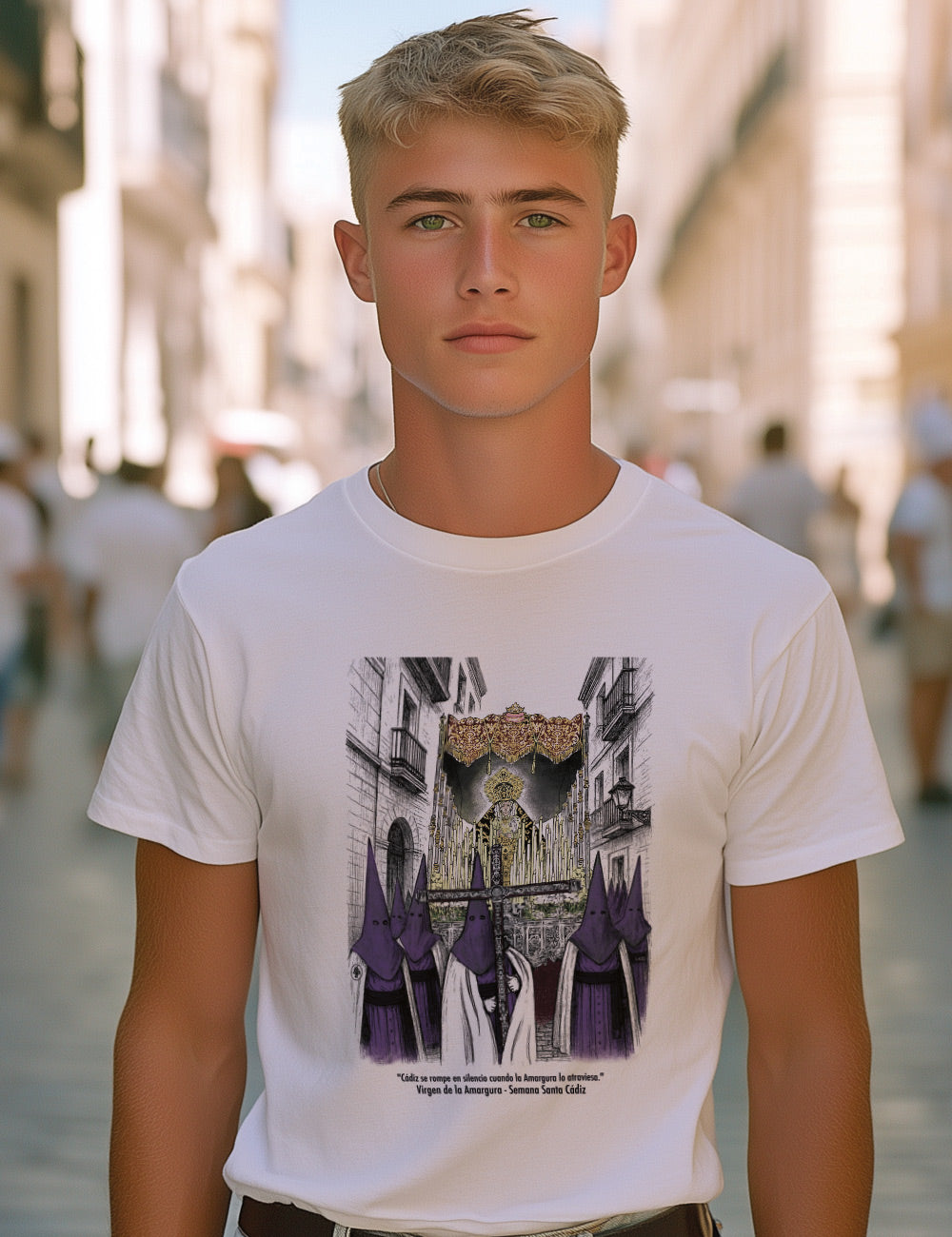 Camiseta Virgen de la Amargura Cádiz. L 435