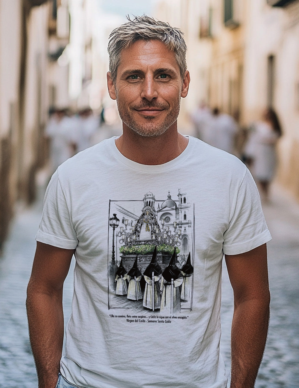 Camiseta Virgen del Caído Cádiz. L 432