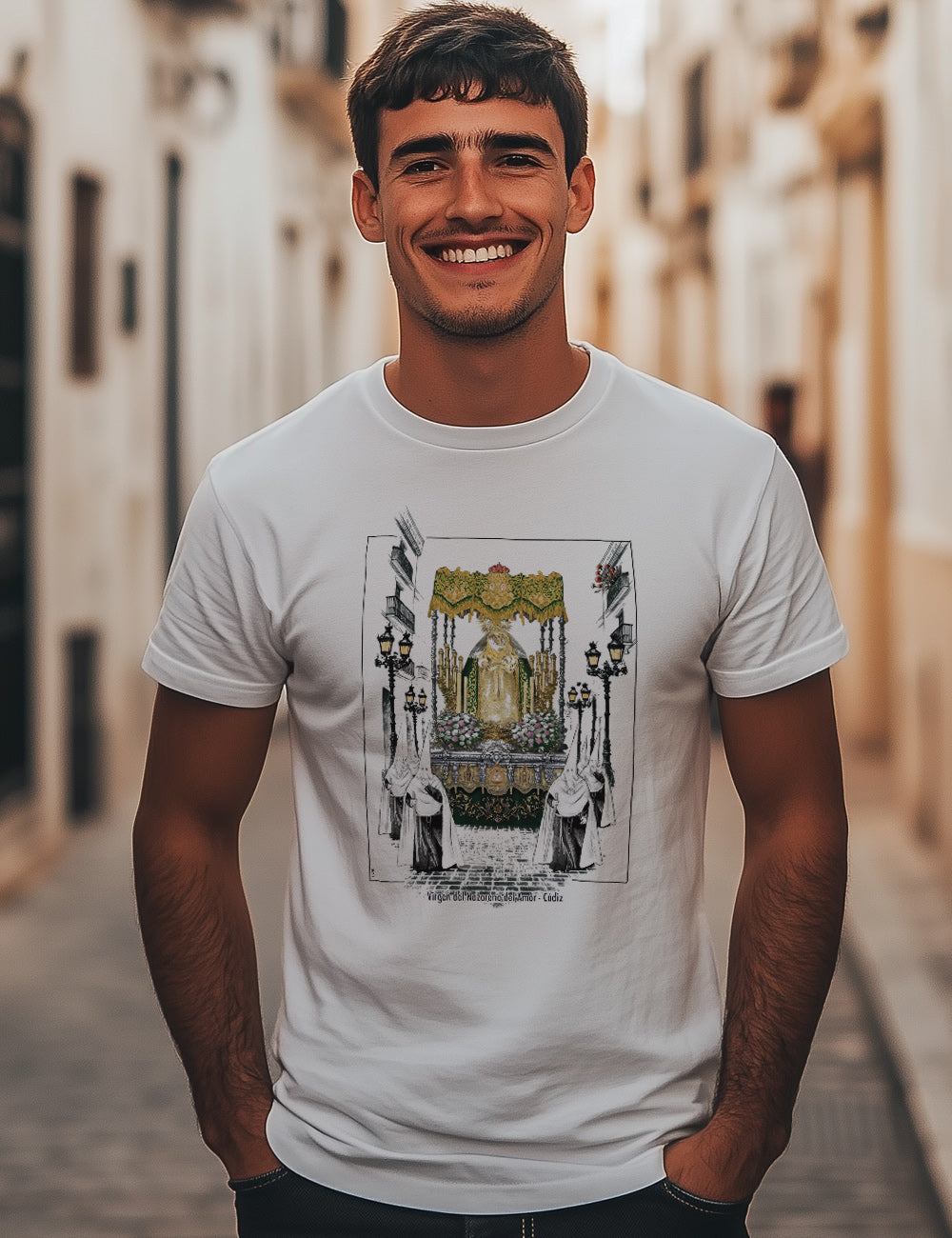 Camiseta Virgen Nazareno del Amor. Cádiz. L 378