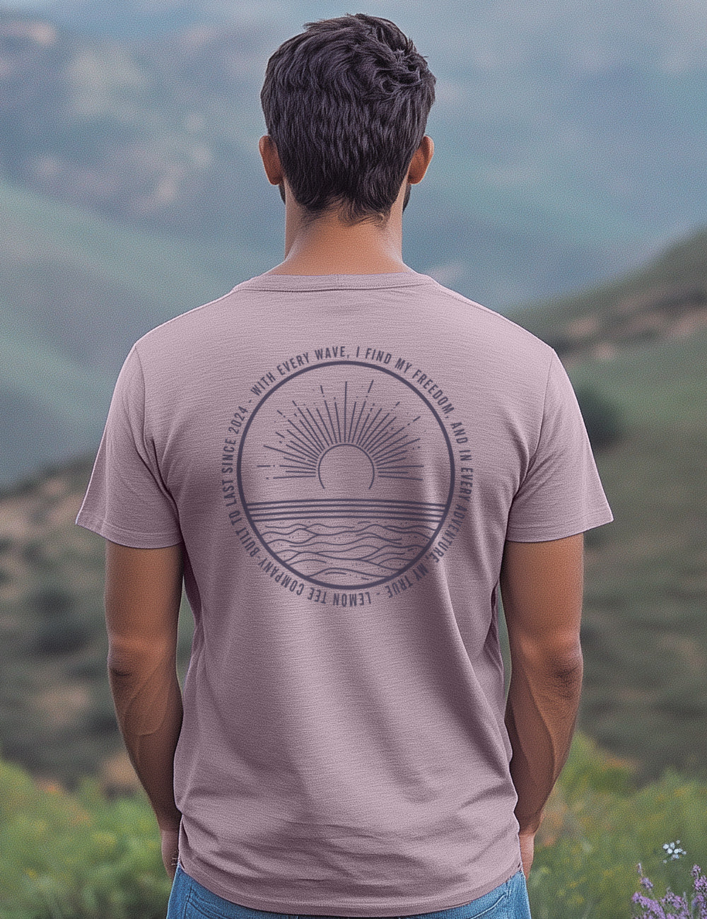 Camiseta With every wave. L 110