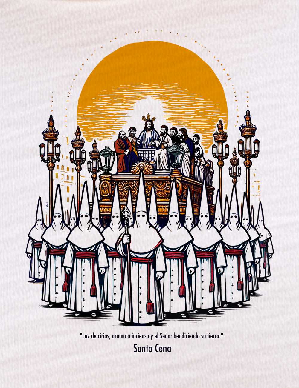 Camiseta Santa Cena. Cádiz. L 369