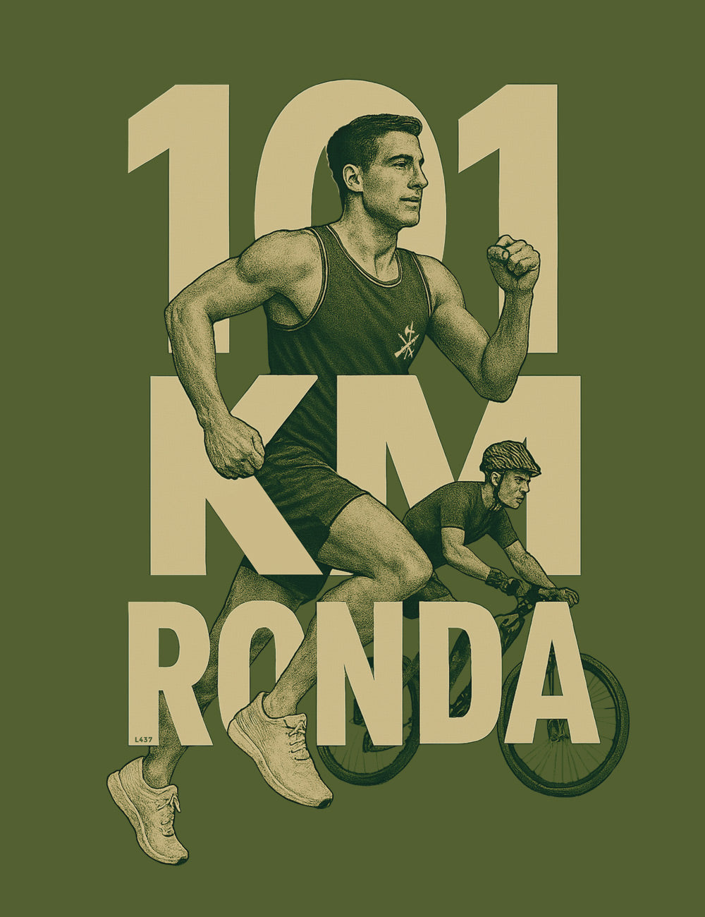 Camiseta 101 km Ronda VM. L 437