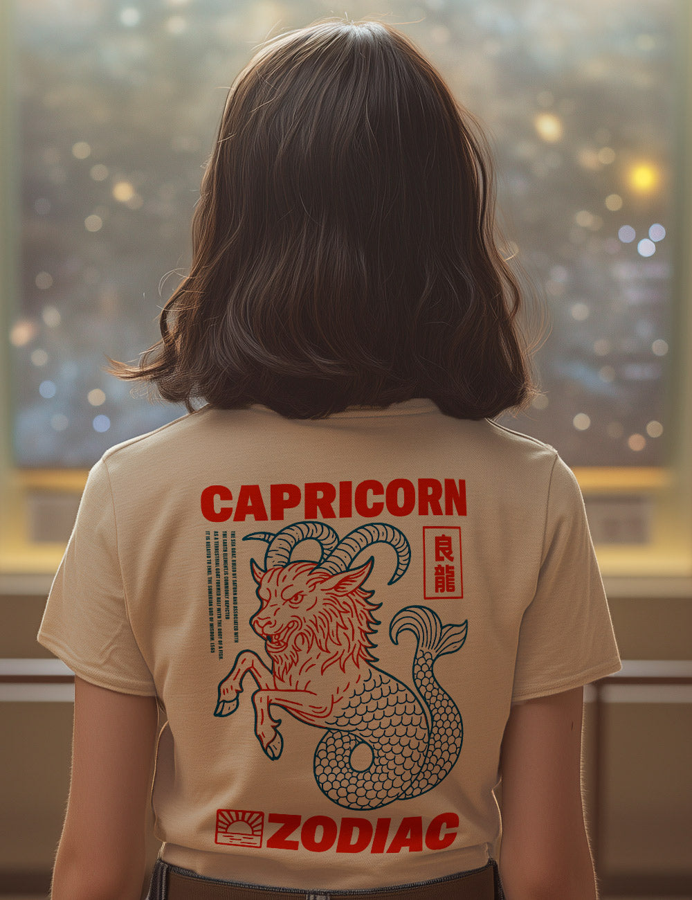 Camiseta Capricorn Zodiac. L 565 Kids