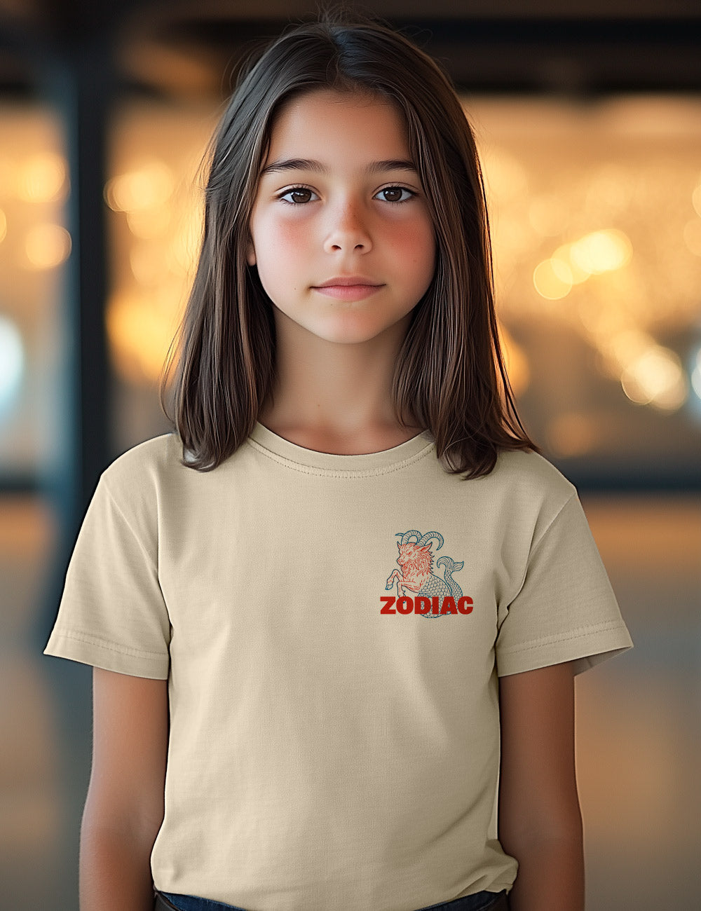 Camiseta Capricorn Zodiac. L 565 Kids