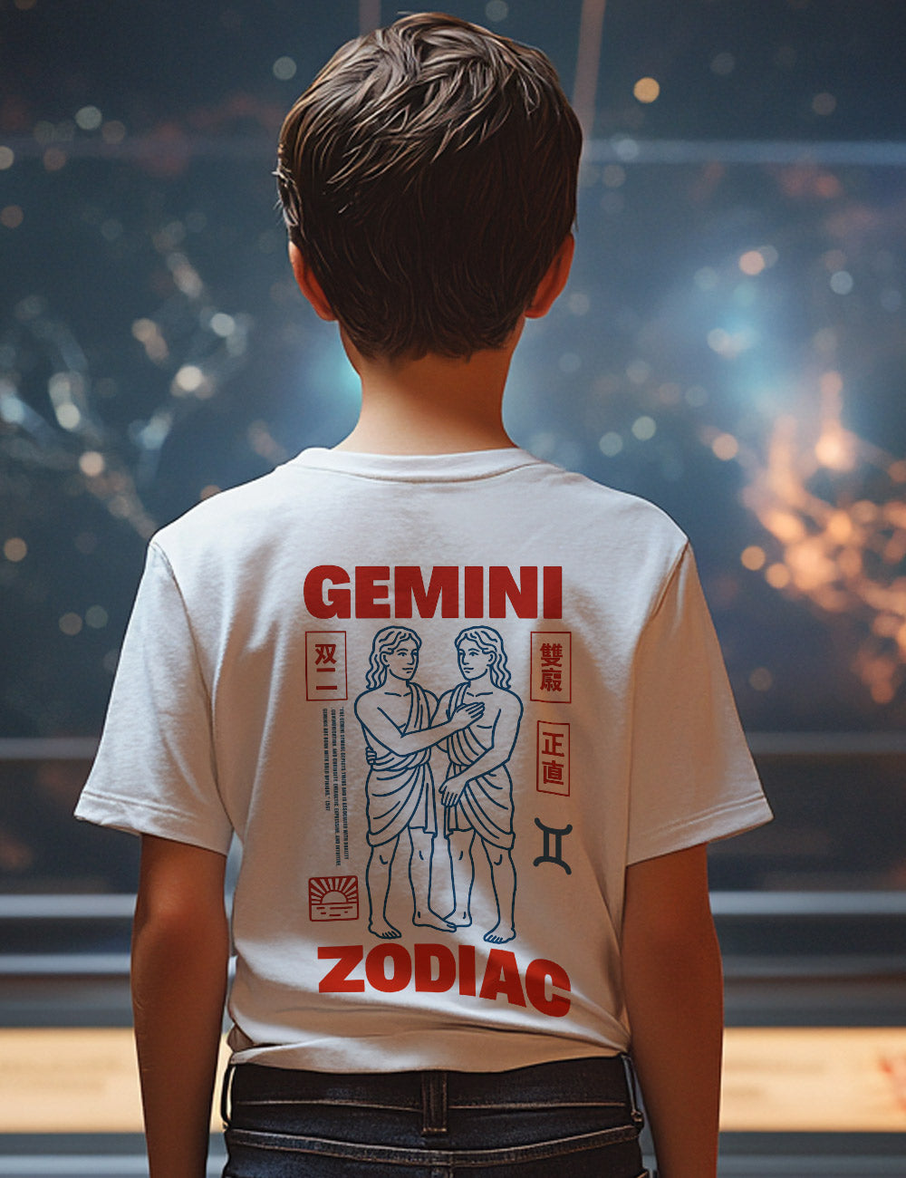 Camiseta Gemini Zodiac. L 567 Kids