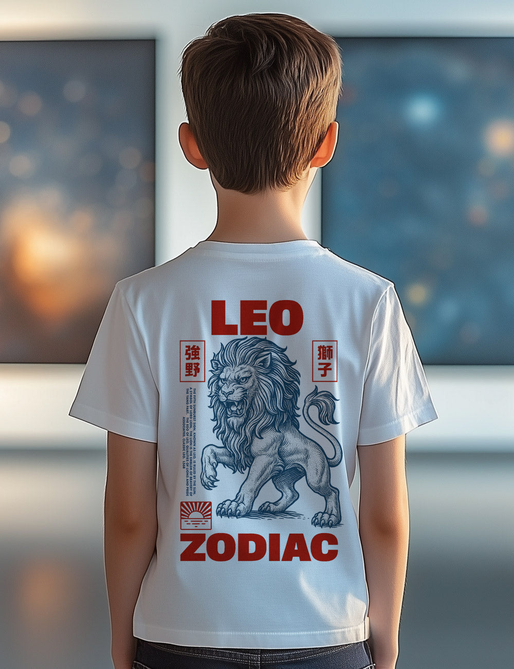 Camiseta Leo Zodiac. L 568 Kids
