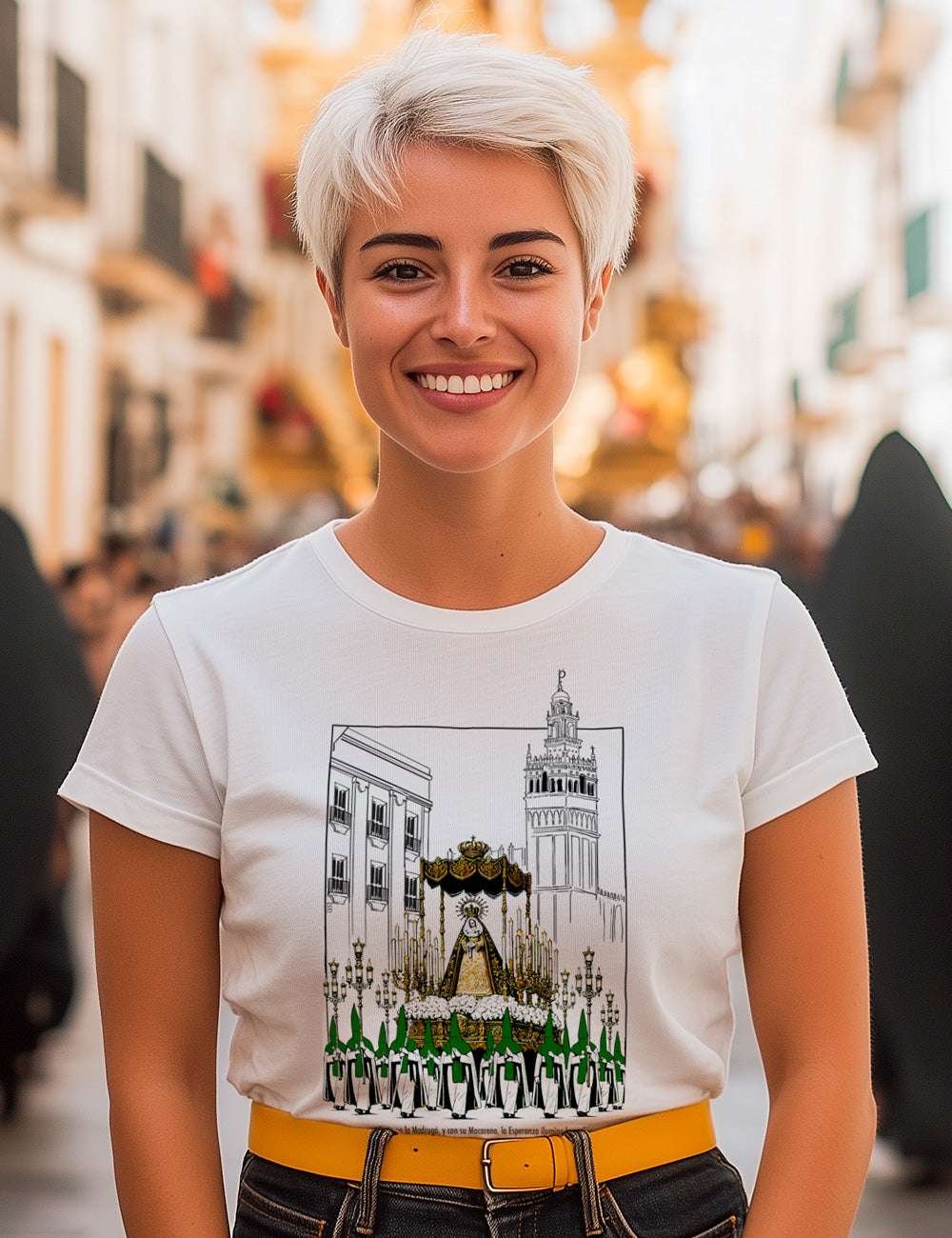 Camiseta La Macarena. Semana Santa de Sevilla. L 352