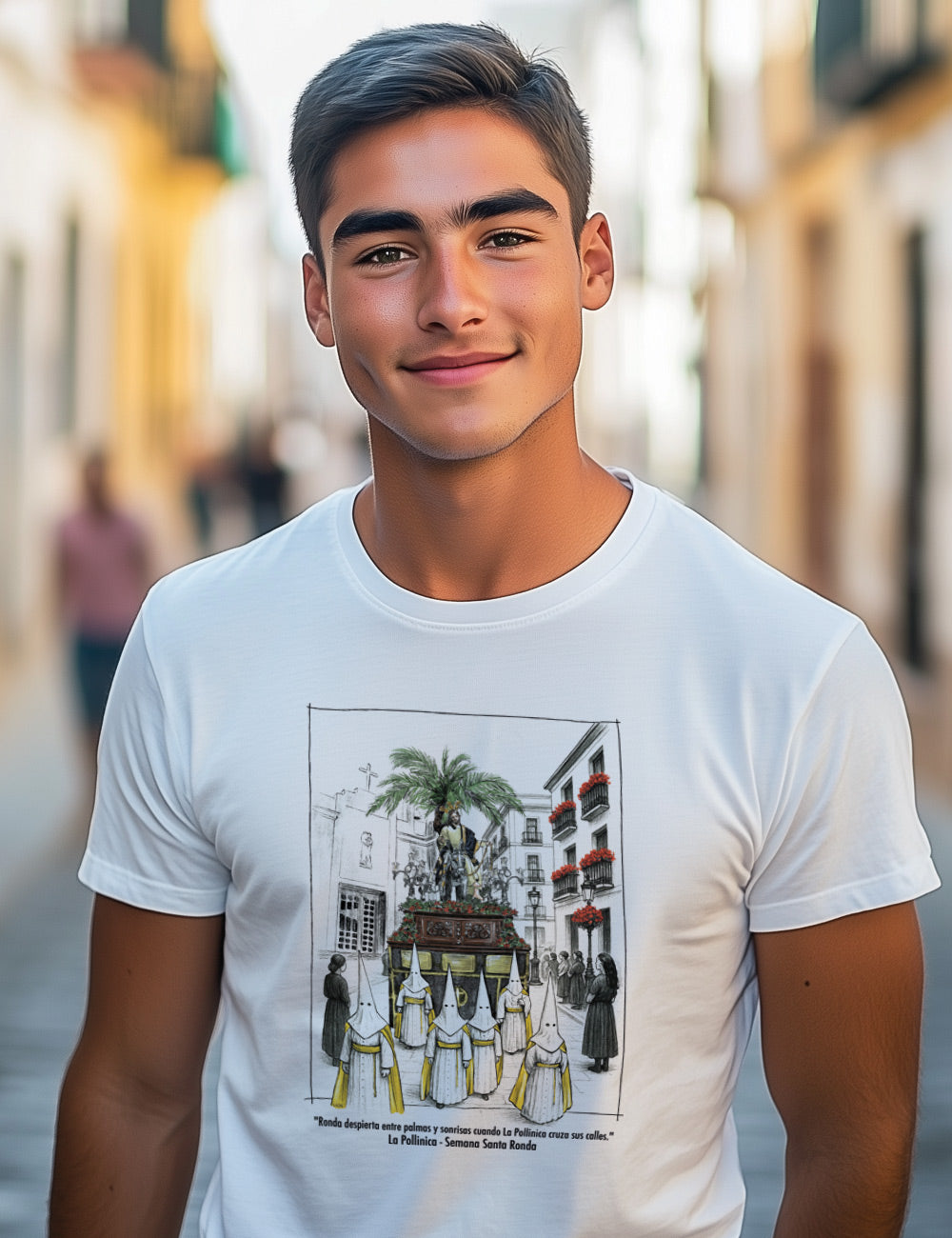 Camiseta La Pollinica. Ronda. L 426