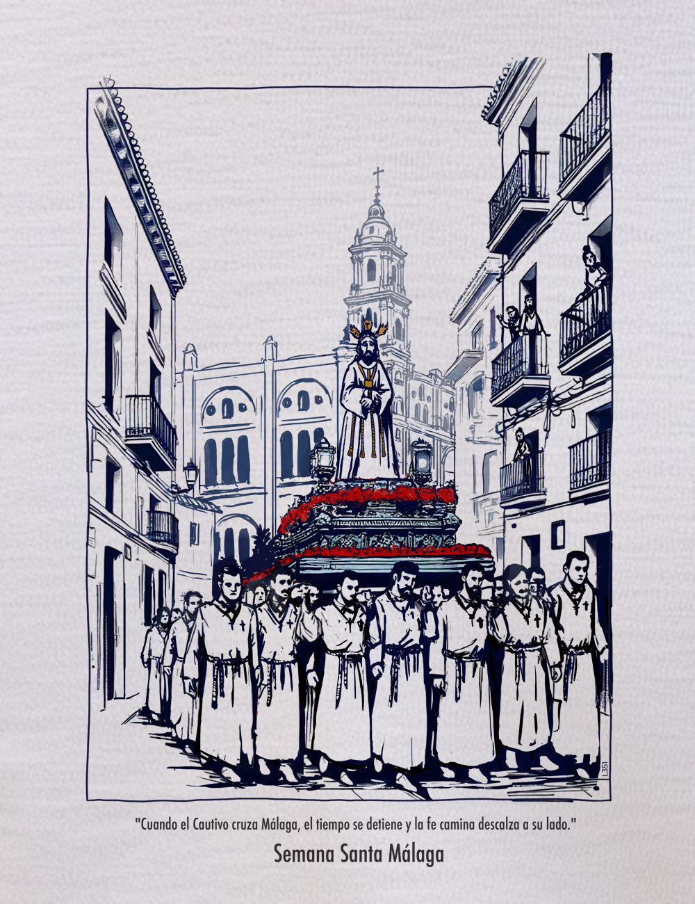 Camiseta El Cautivo de Málaga. L 351