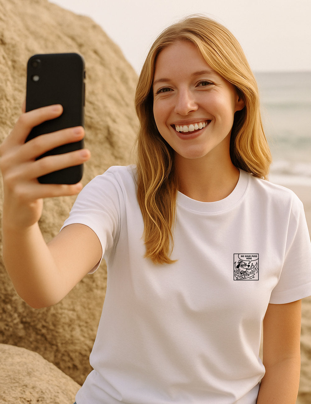 Camiseta No sour puss here. L 800 LTE