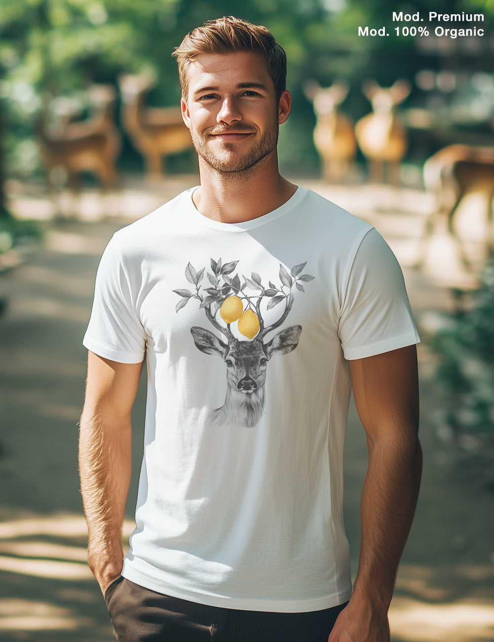 Camiseta Lemon deer. L 24