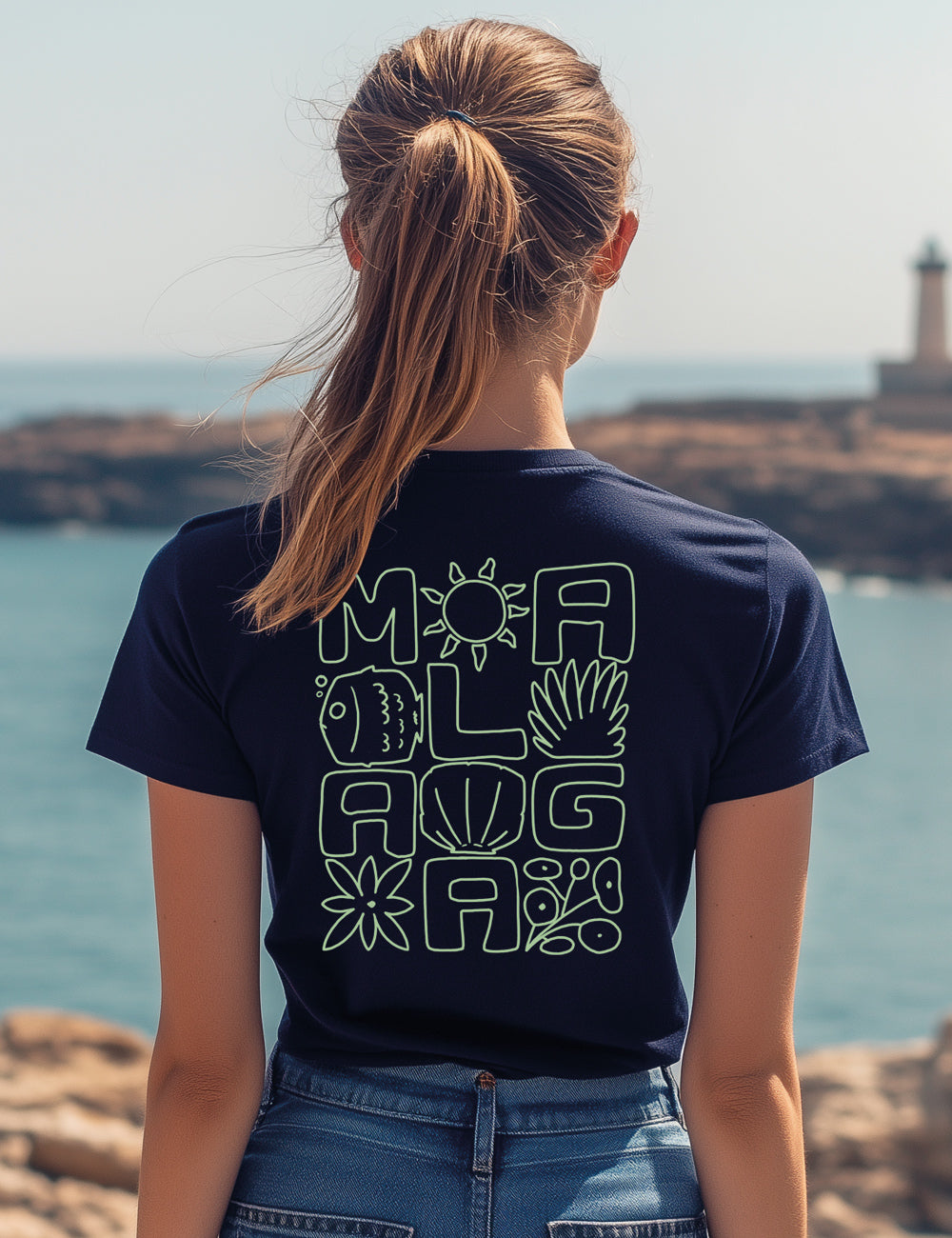 Camiseta Málaga Vibes. L 46