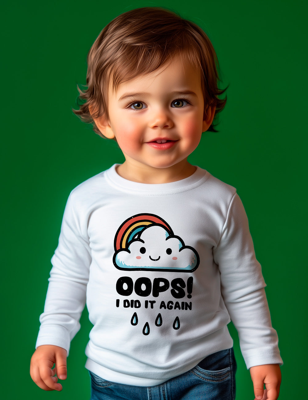 Camiseta baby manga larga. Oops I did it again. L 342