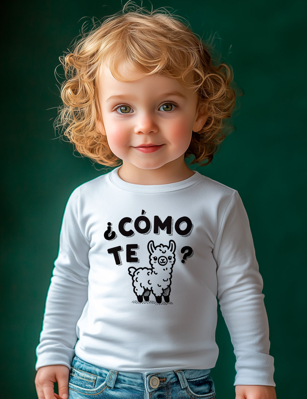 Camiseta baby manga larga. ¿Cómo te llamas?. L 343