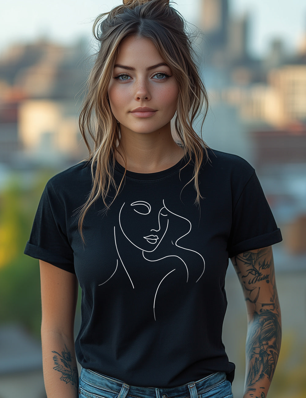 Camiseta "Art Line Woman" 2. L 42