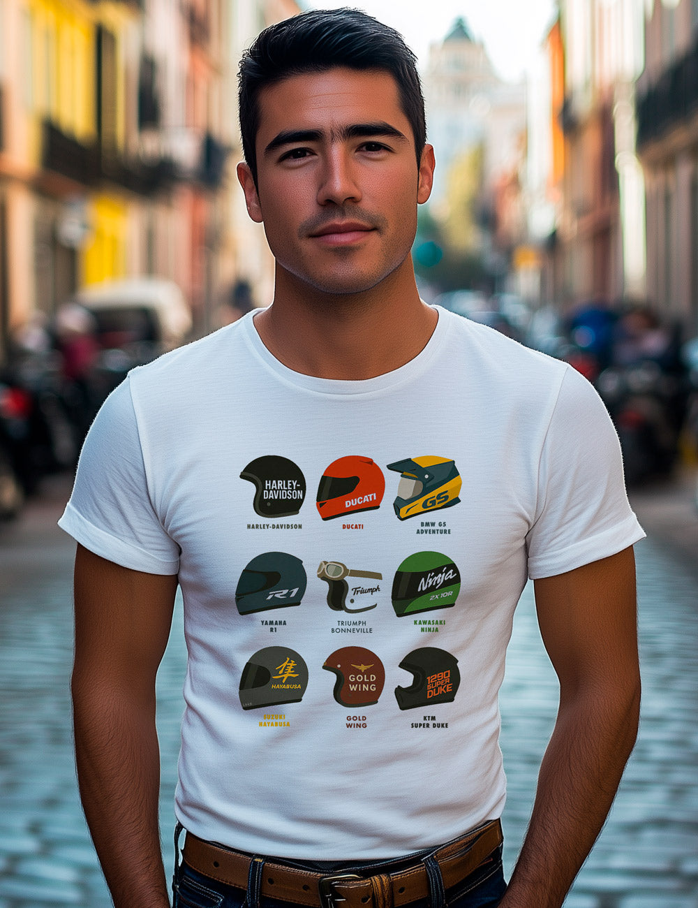 Camiseta Moto headz. L 449