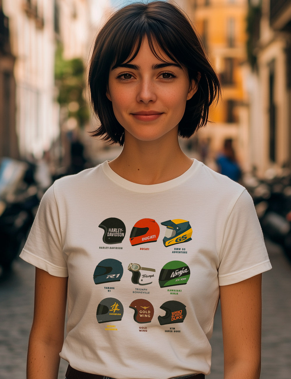 Camiseta Moto headz. L 449