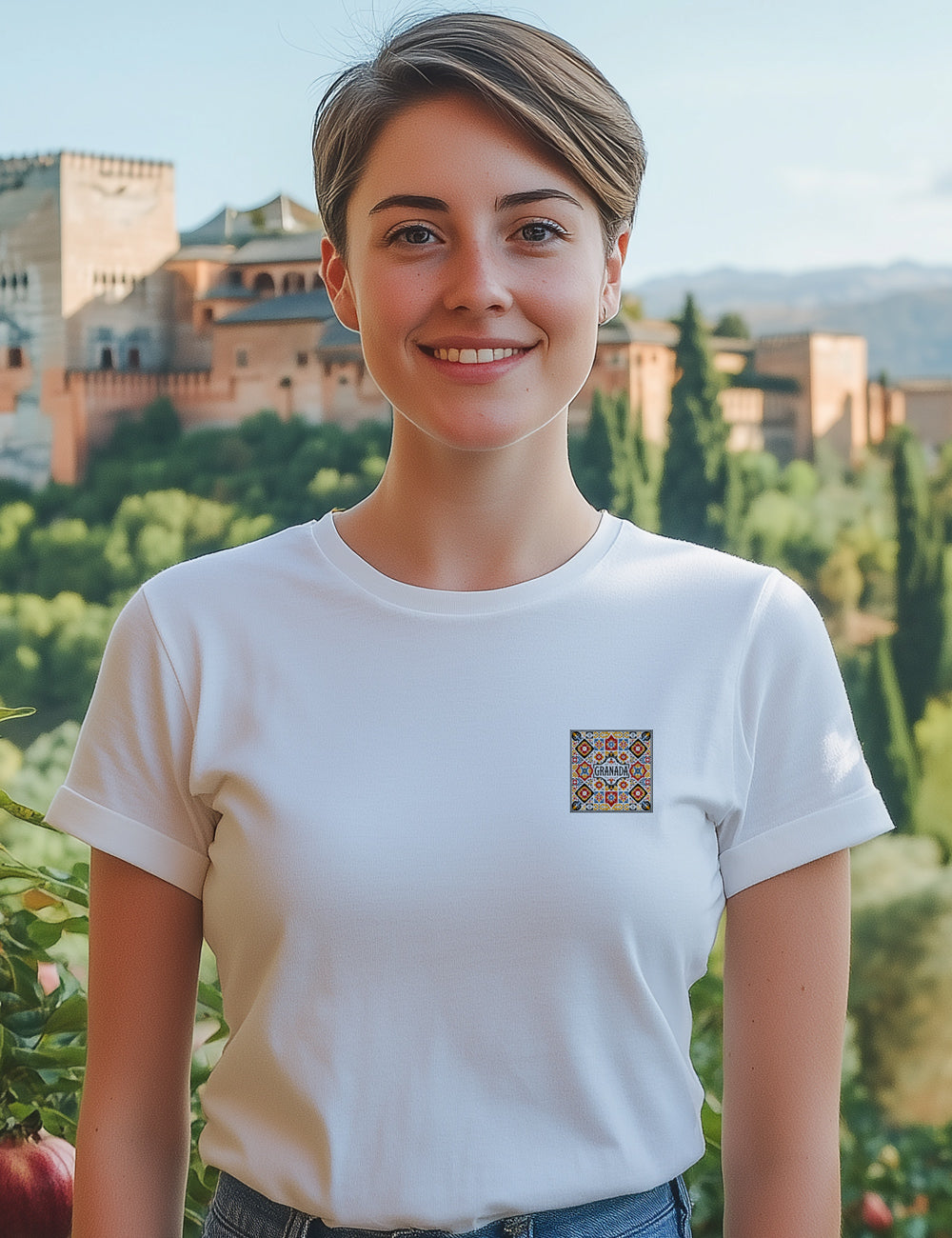 Camiseta Azulejo de grana. L 214