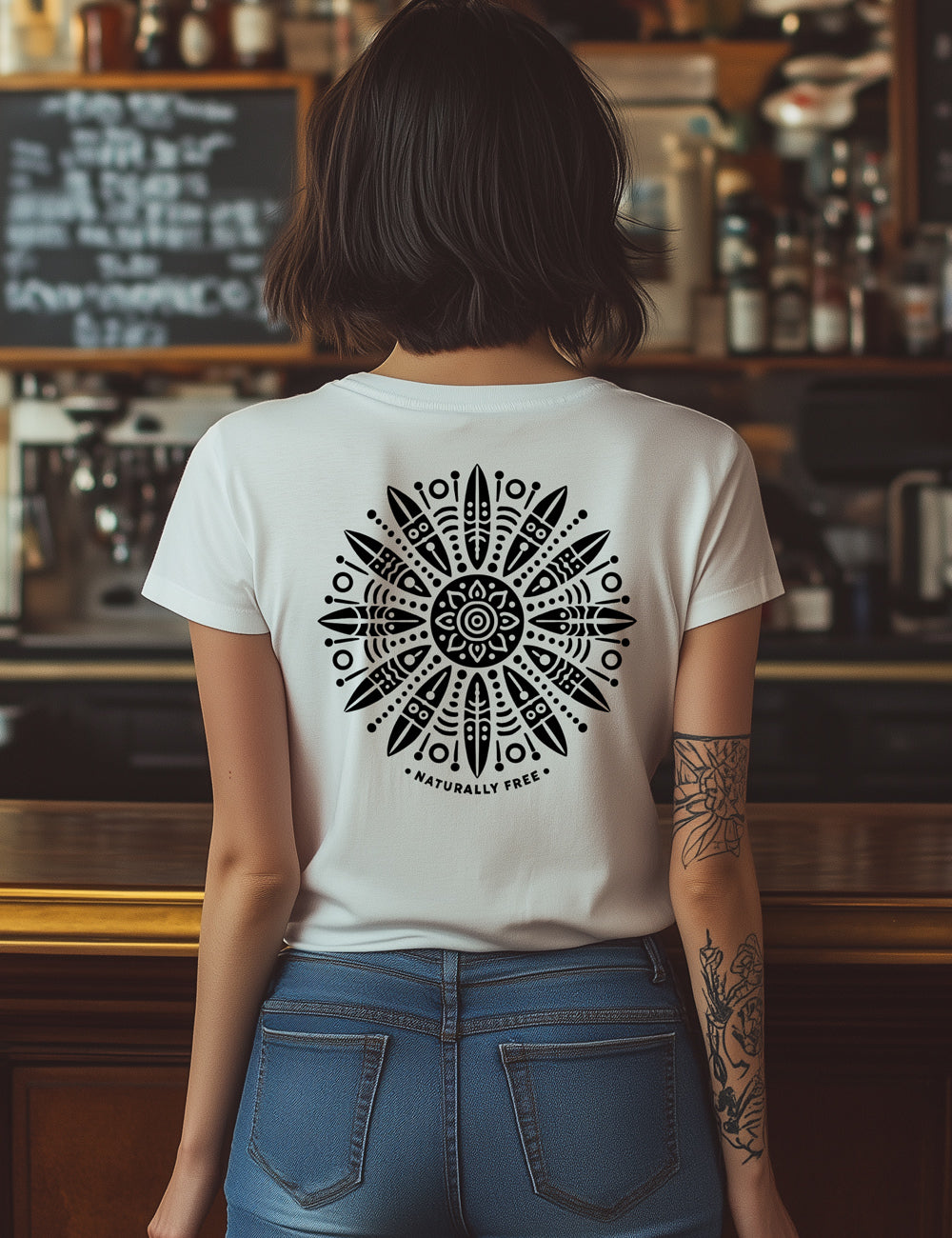 Camiseta Naturally free. L 169