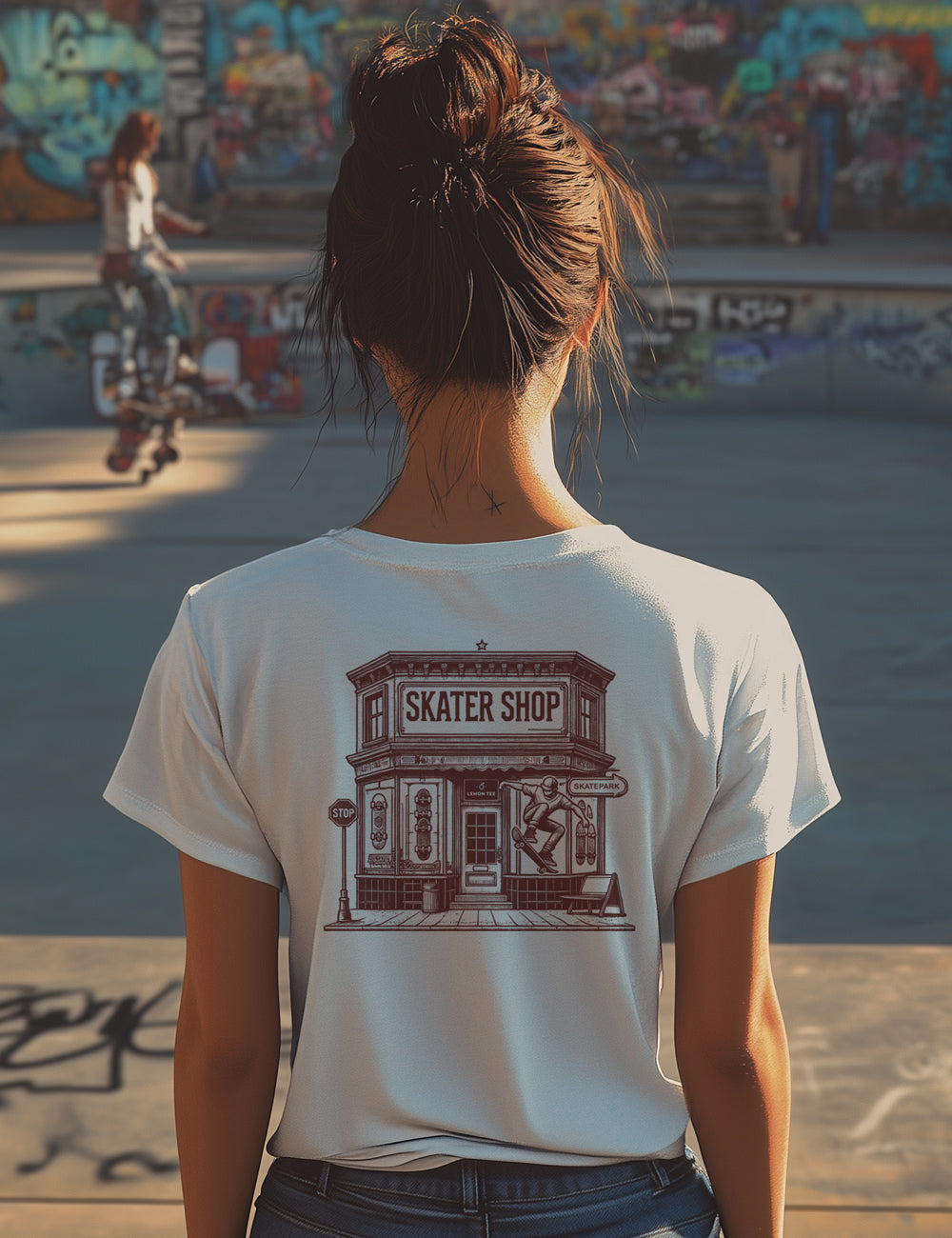 Camiseta Skater shop. L 104