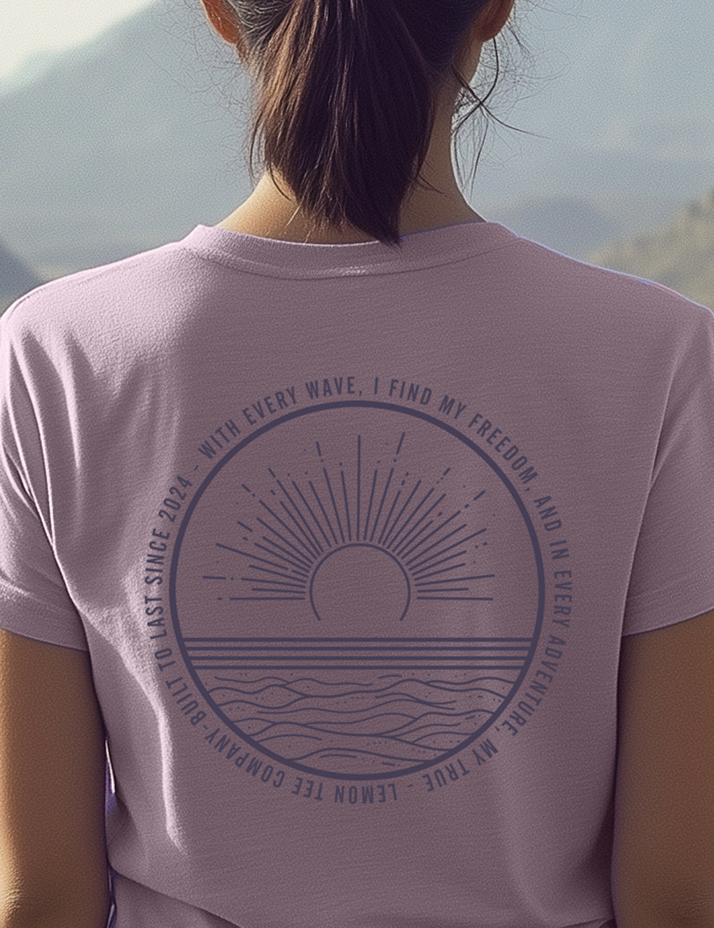 Camiseta With every wave. L 110