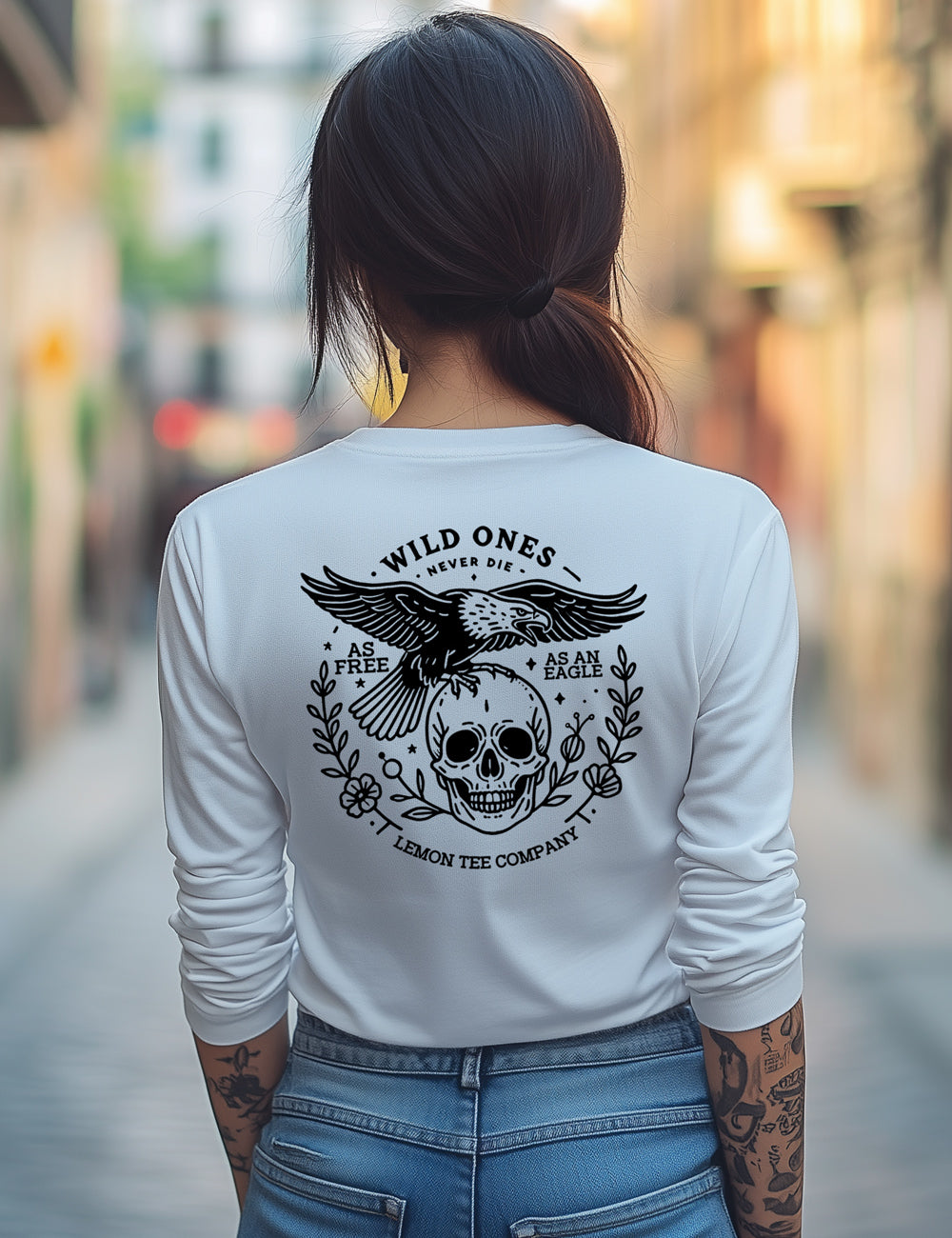 Camiseta manga larga. Wild Ones. L 180