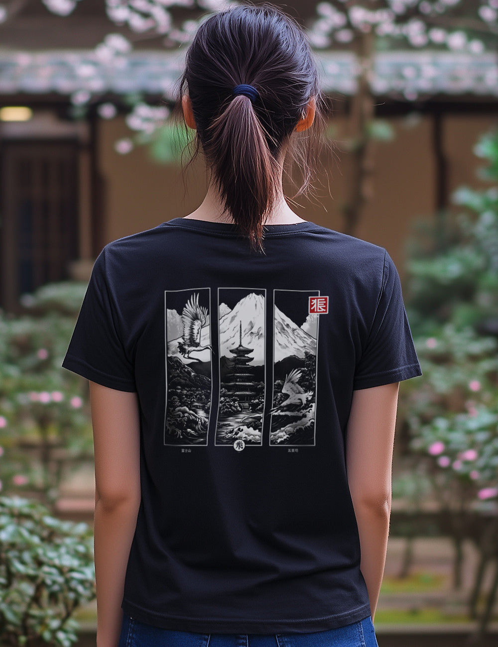 Camiseta Path of Cranes. L 112