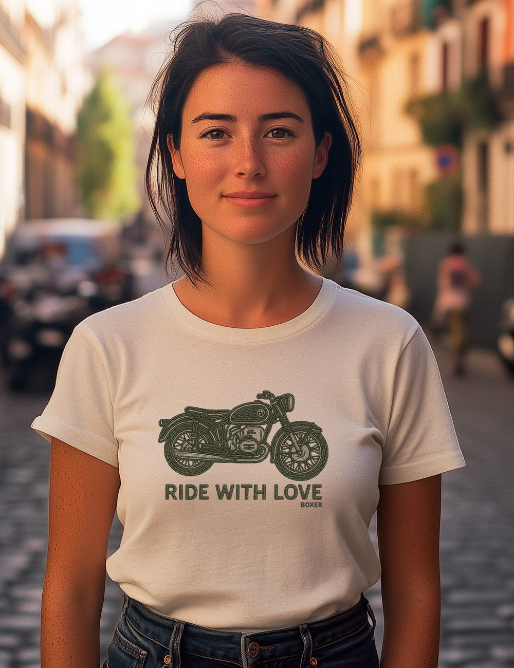 Camiseta Ride with love BMW Motorrad. L 482