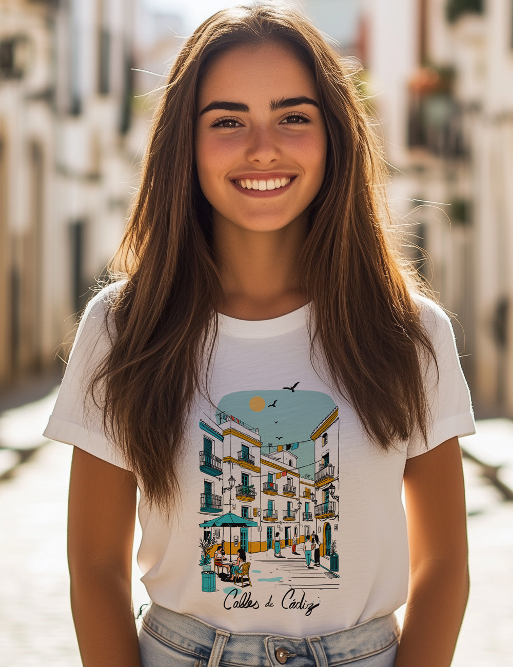 Camiseta Calles de Cádiz. L 245