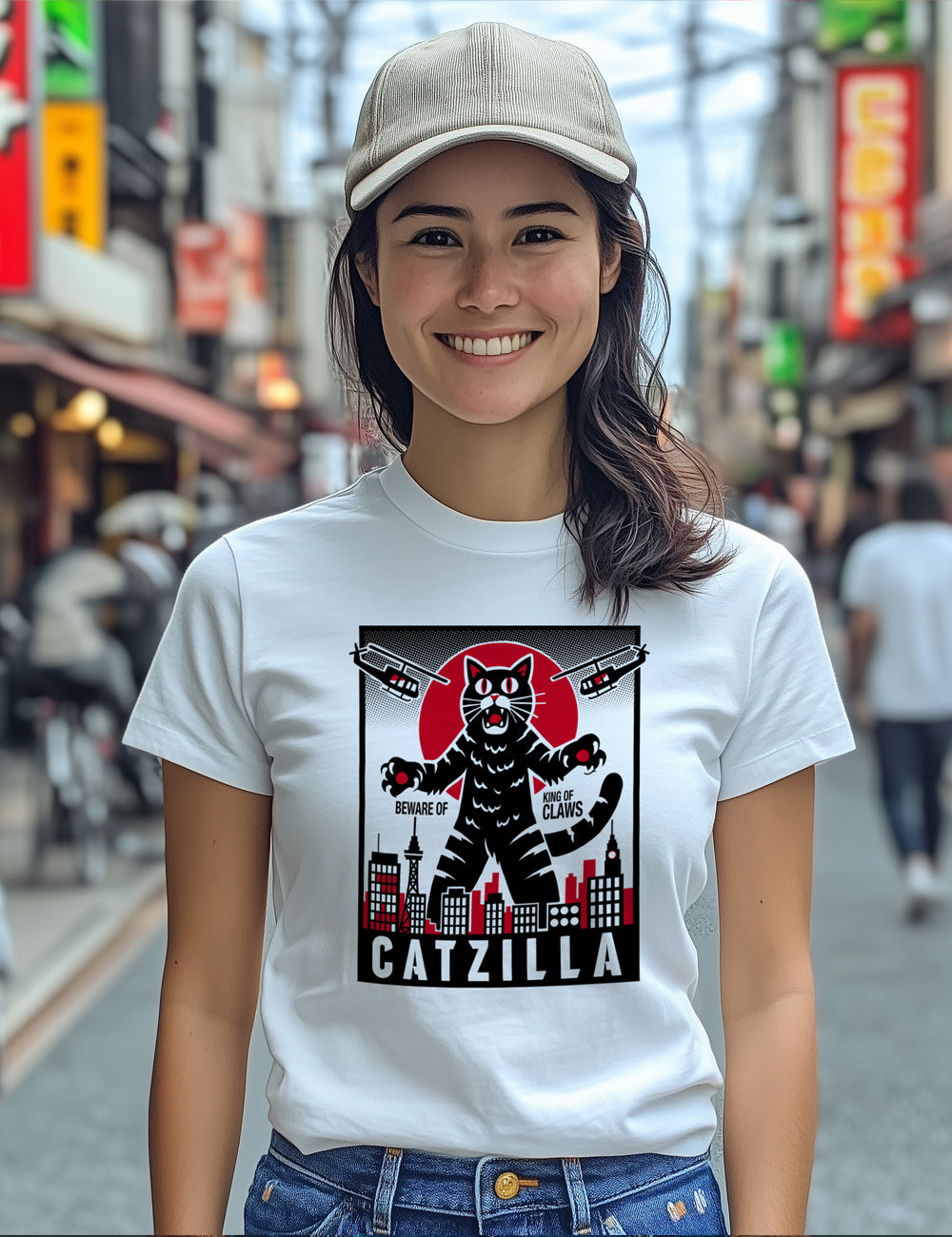 Camiseta Catzilla. L 138