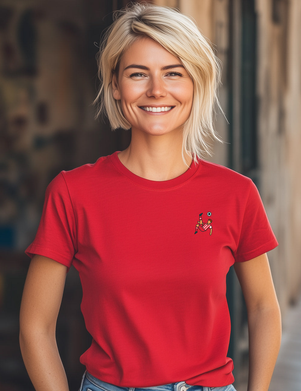 Camiseta Chilena Rojiblanco AlmerĂa. L 666