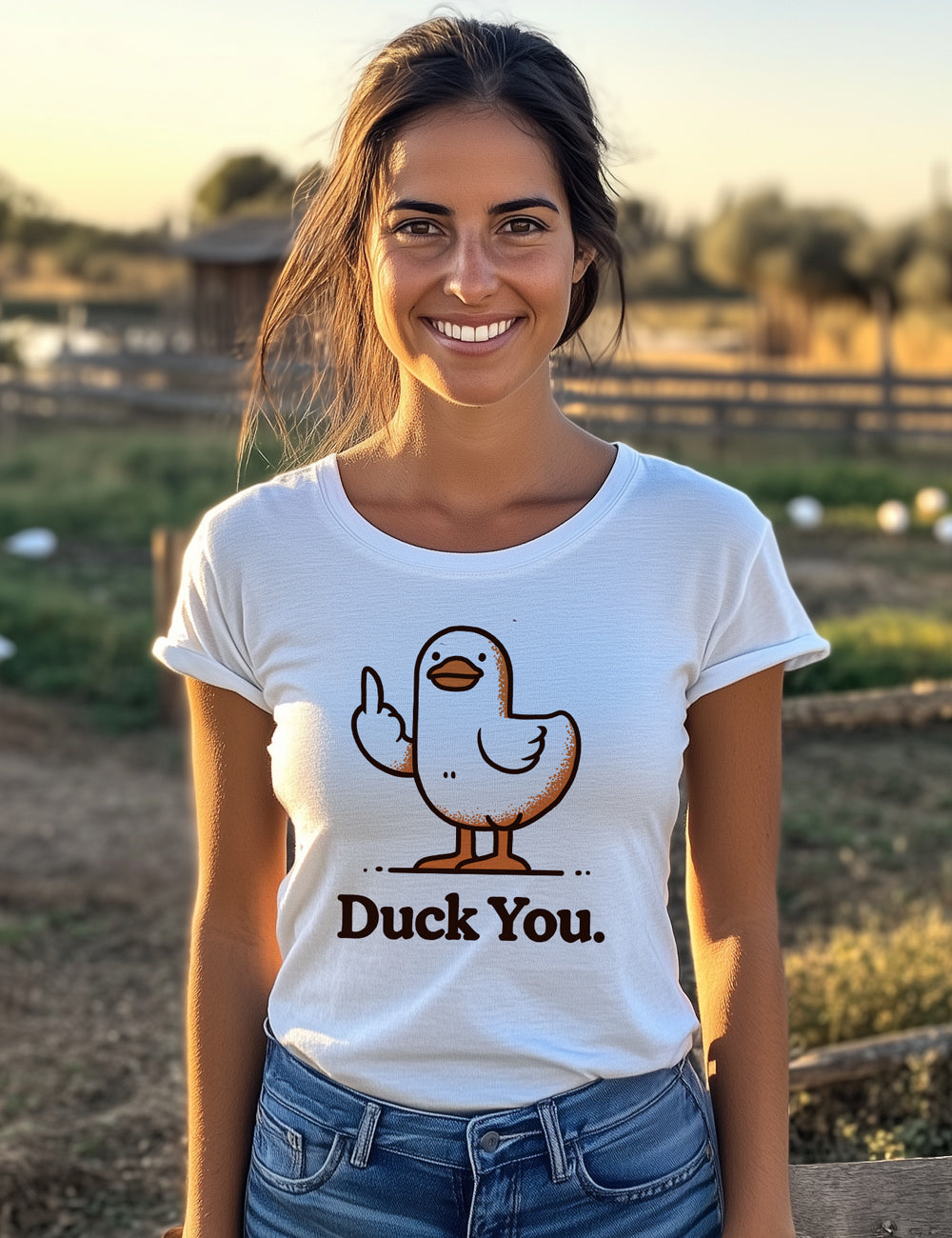 Camiseta Duck you. L 106