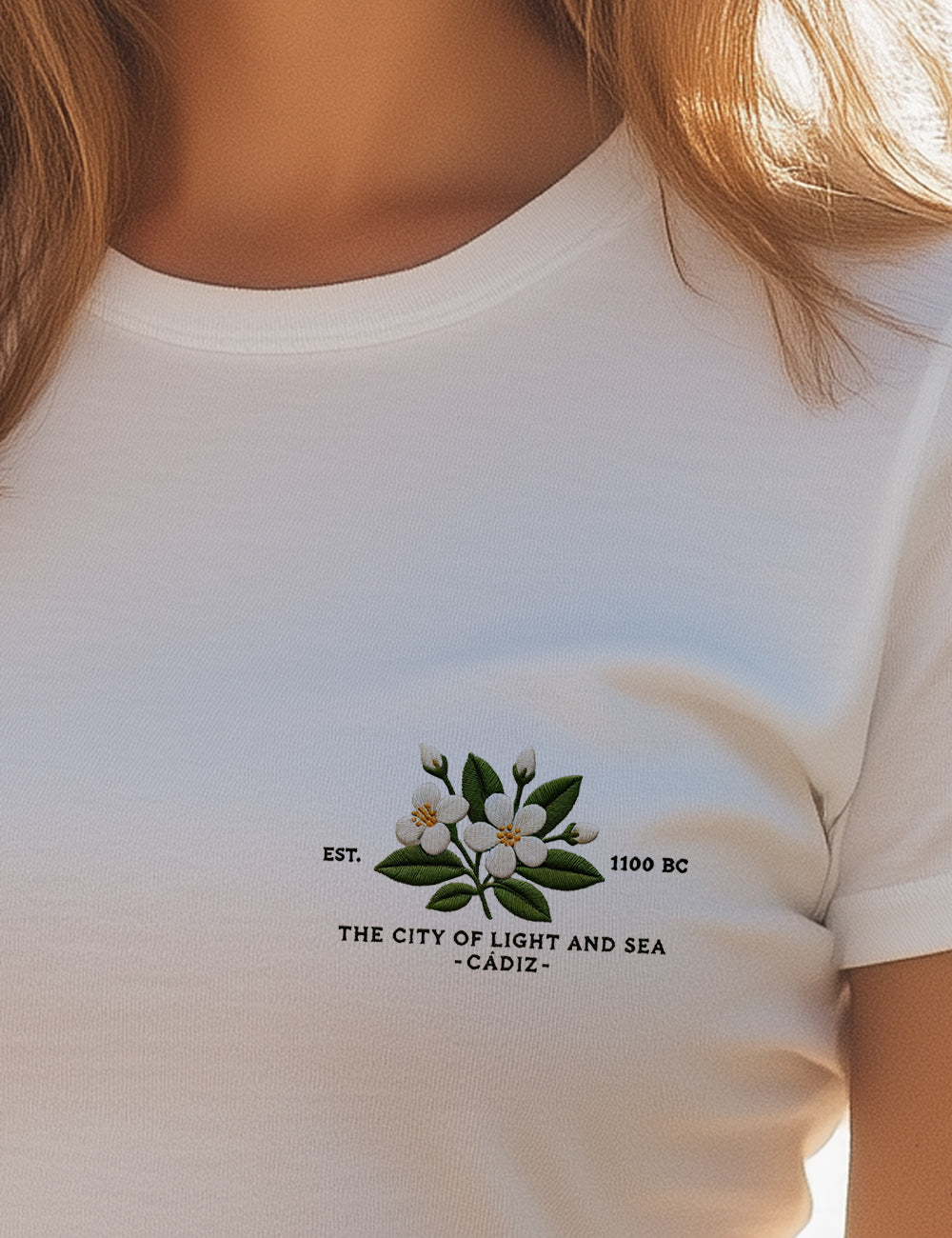 Camiseta Flor de Cádiz. L 244