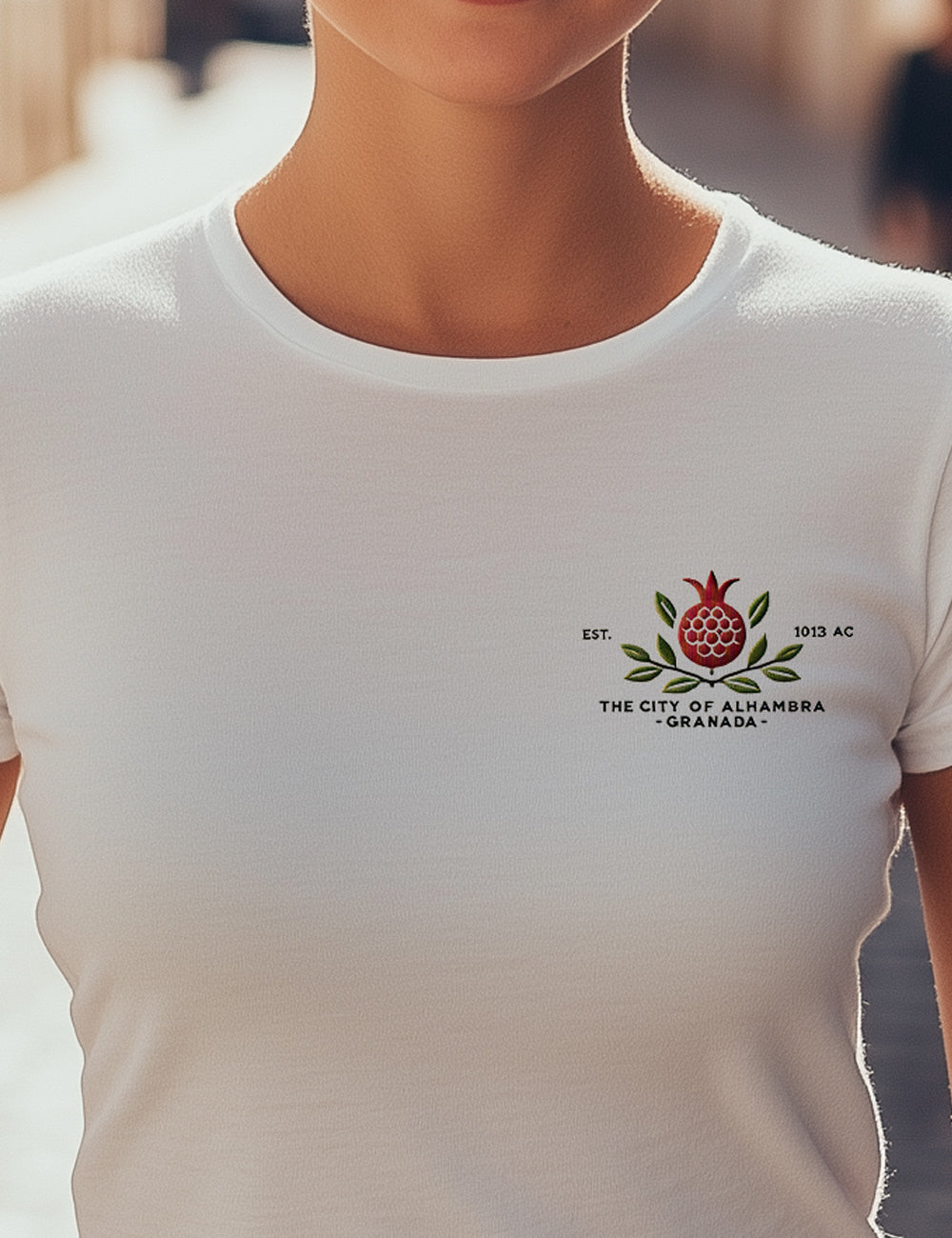 Camiseta Flor de Granada. L 248