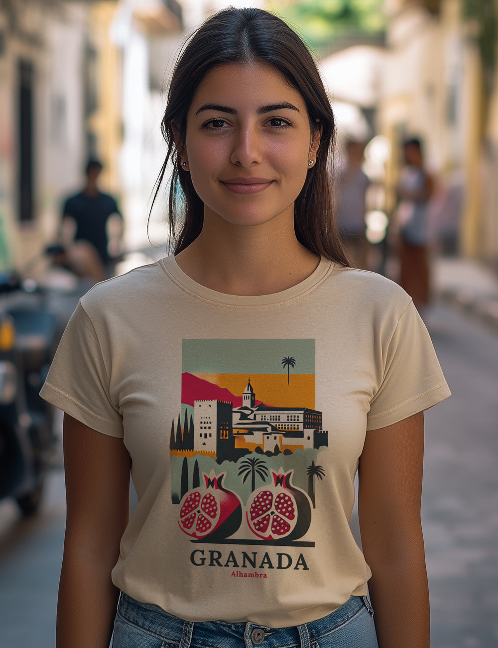 Camiseta Granada al Oleo. L 96