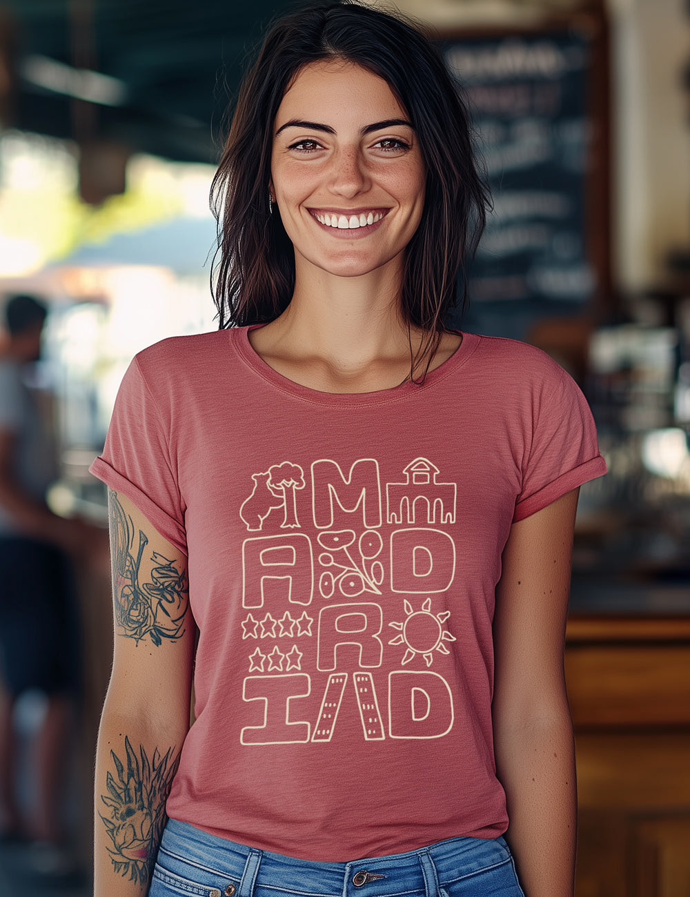 Camiseta Lettering Madrid Turismo. L 156