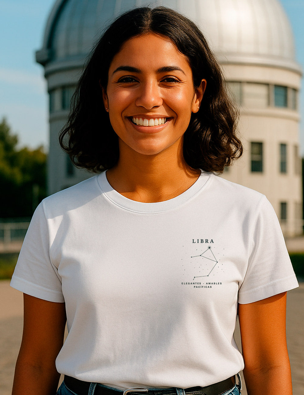 Camiseta Crop Libra Clasic. L 551