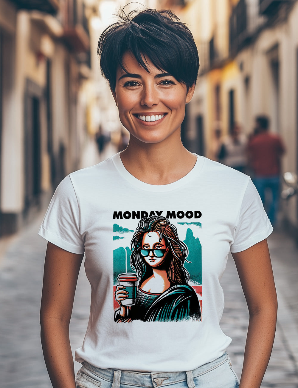 Camiseta Monday mood. L 419