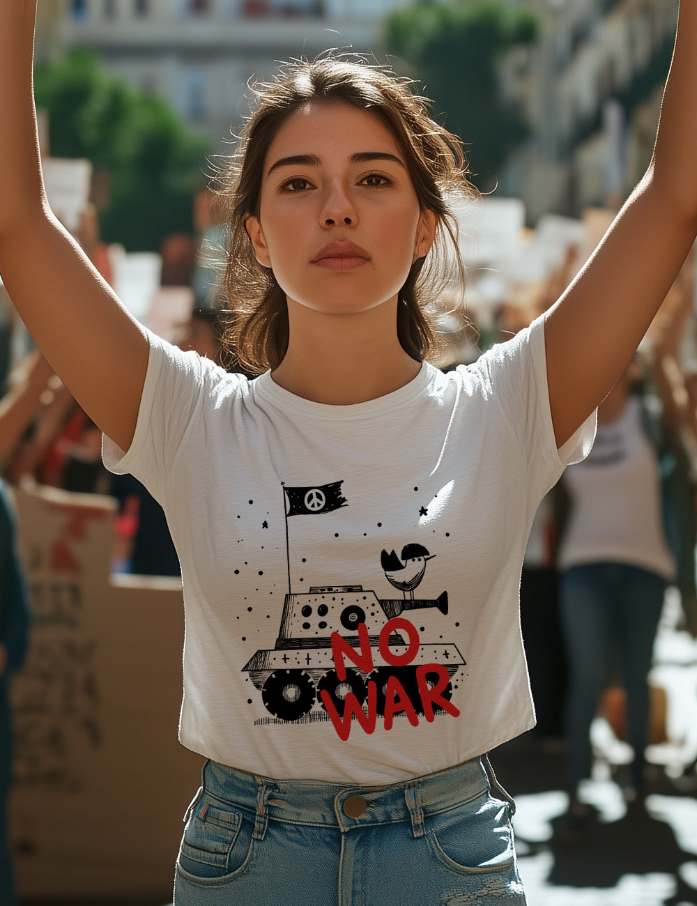 Camiseta No War. L 109