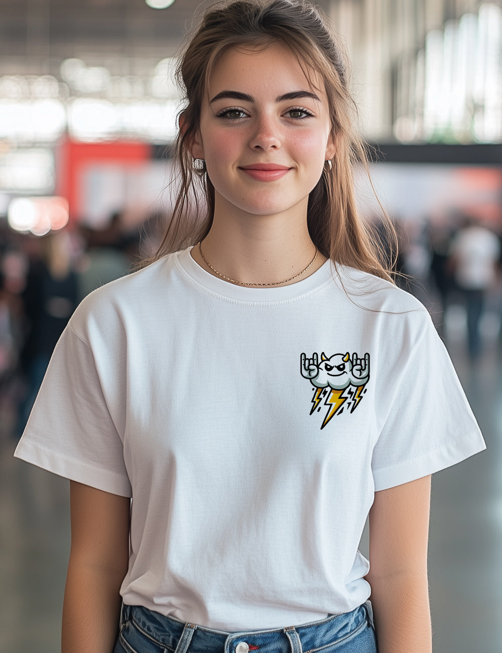 Camiseta Nube rock. L 70 (Oversize)