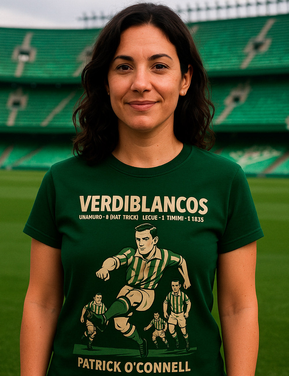 Camiseta Patrick O´connell Verdiblanco. L 575